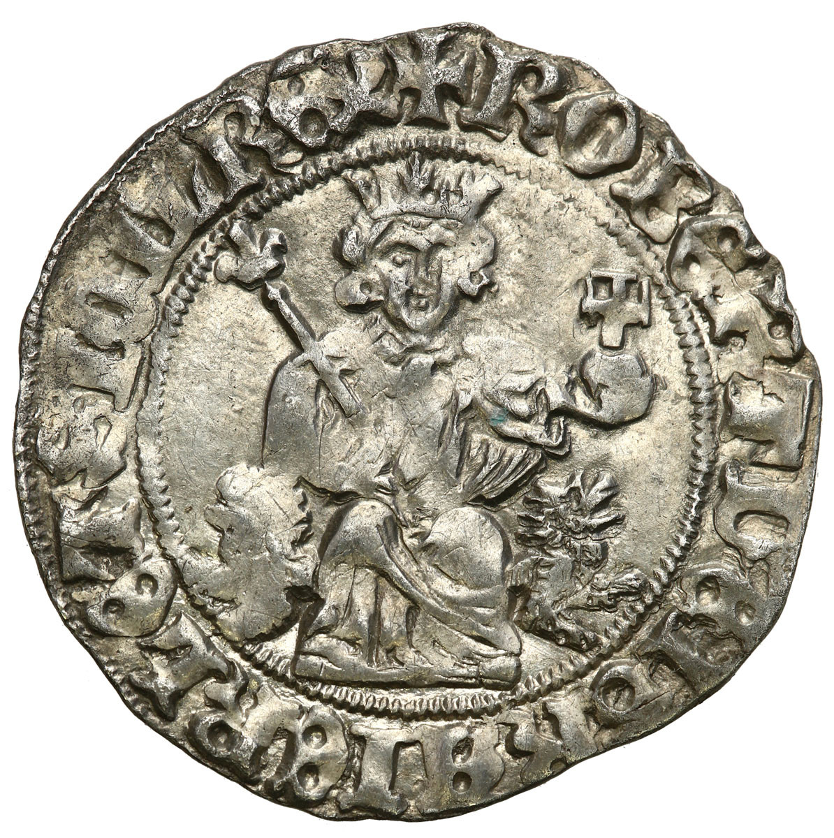 Włochy, Neapol i Sycylia. Robert I Mądry (1309-1343). Grosso - gigliato